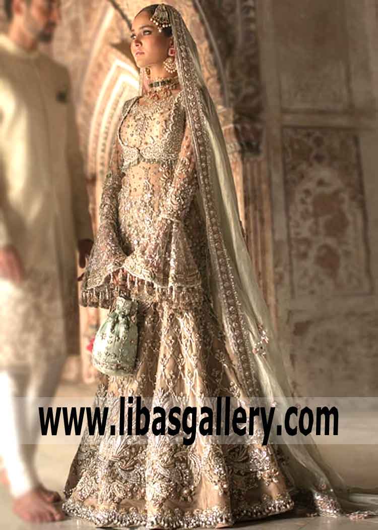 Pakistani Wedding Dresses Luxury Bridal Wear Designer Elan Bridal Dress Nafeesa - Heritage Couture by Elan